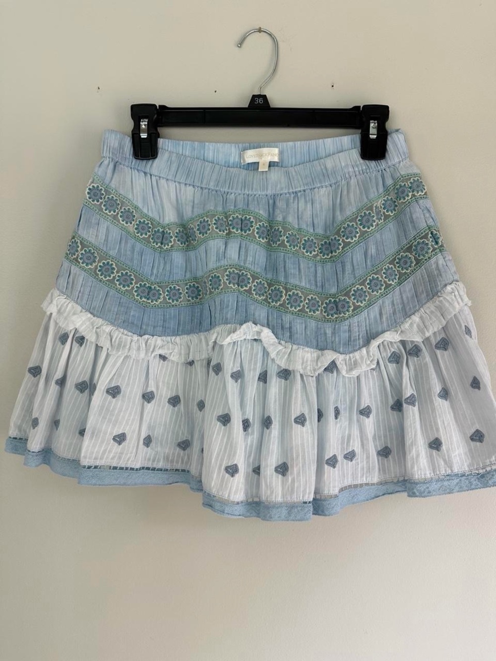 LOVE SHACK FANCY SKIRT